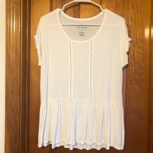 Soft and sexy white tee shirt